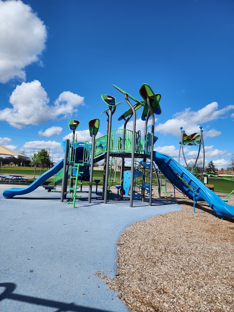 Boulevard Plaza Splash Pad in Coon Rapids, Minnesota