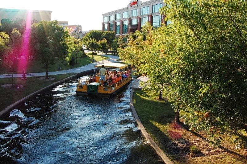 Bricktown Water Taxi splash pad