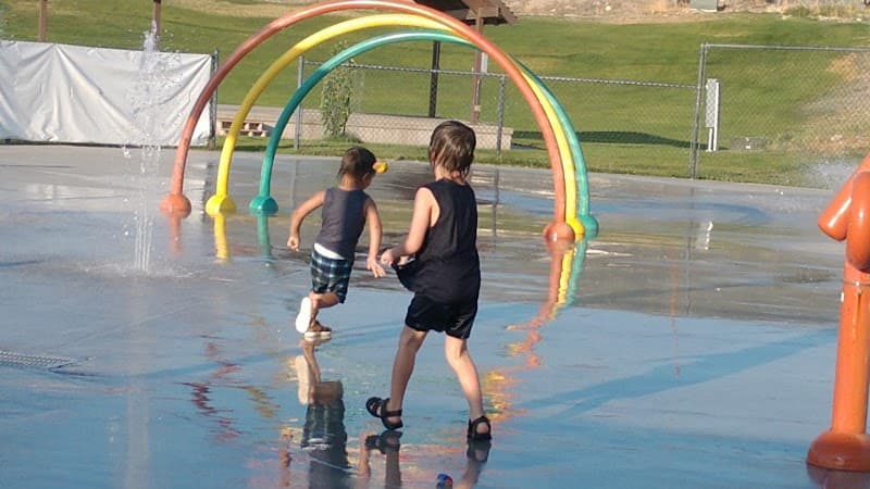 Canyon View Park Splash Pad in Ephraim, Utah