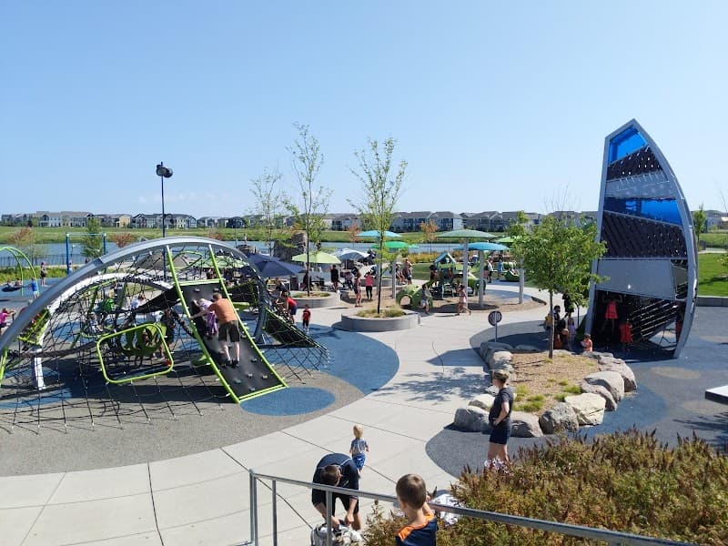 Central Park Splash Pad in Maple Grove, Minnesota