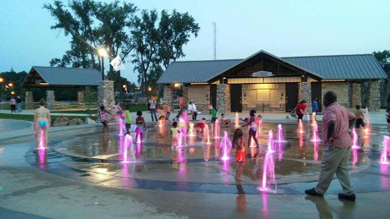 Central Park Splash Pad in Mishawaka, Indiana