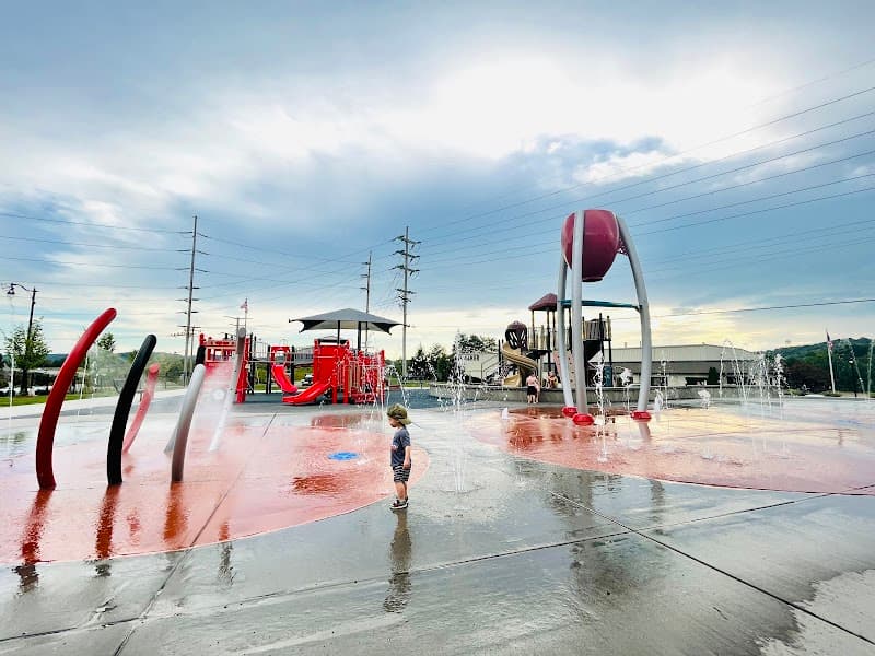 City Center Park Splash Pad in Wilder, Ohio
