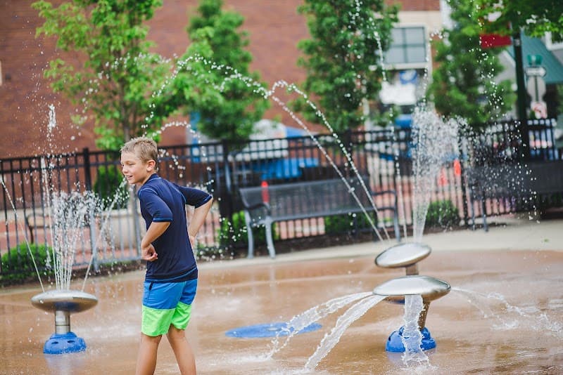 City of Zeeland Splash Pad Park in Zeeland, Michigan