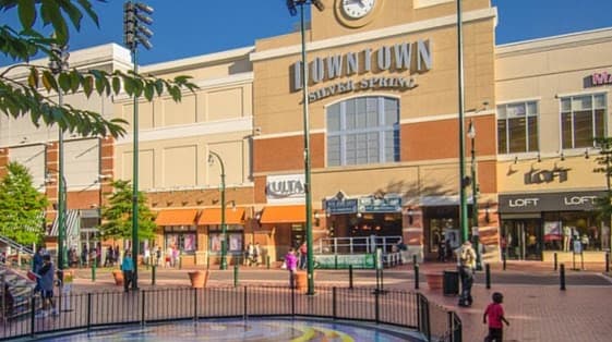 Downtown Silver Spring Fountain splash pad