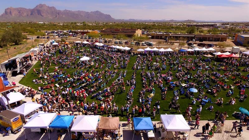 Flatiron Community Park Splash Pad in Apache Junction, Arizona