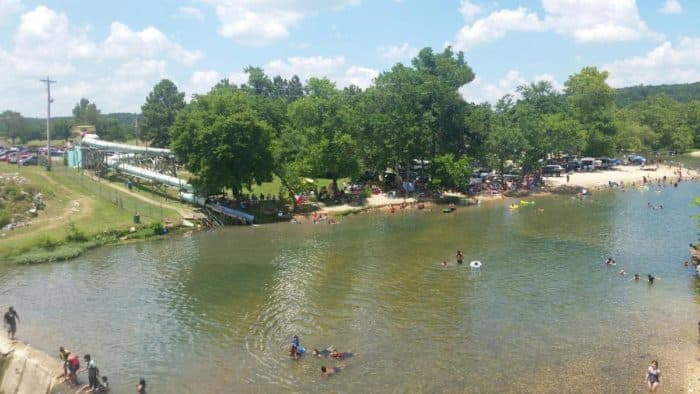 Flint Creek Water Park in Colcord, Oklahoma