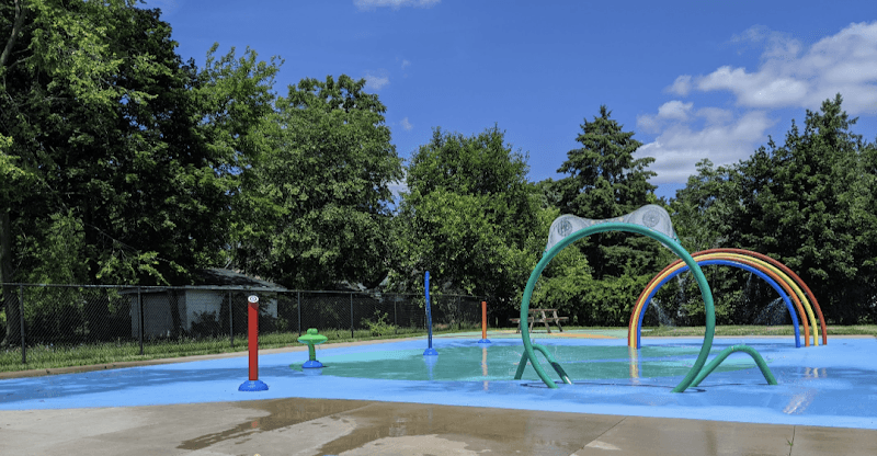 Florence Street Splash Pad in Kalamazoo, Michigan