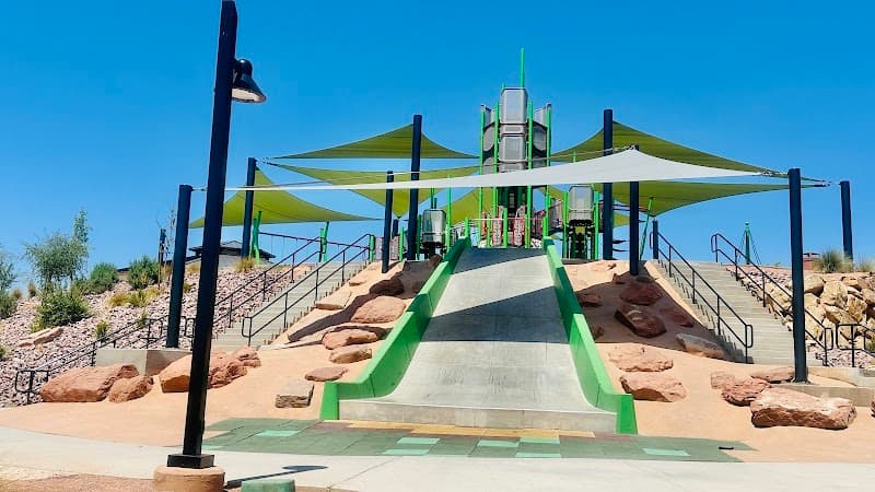 Fossil Falls Park splash pad