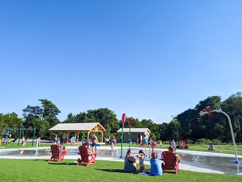 Frankie's splash pad in Racine, Pennsylvania