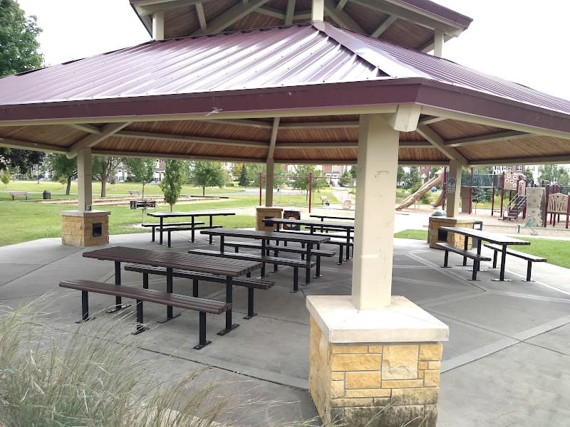Huset Park West Splash Pad in Columbia Heights, Minnesota