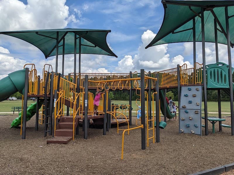 Interactive Fountain at Village Park in Ellenwood, Georgia