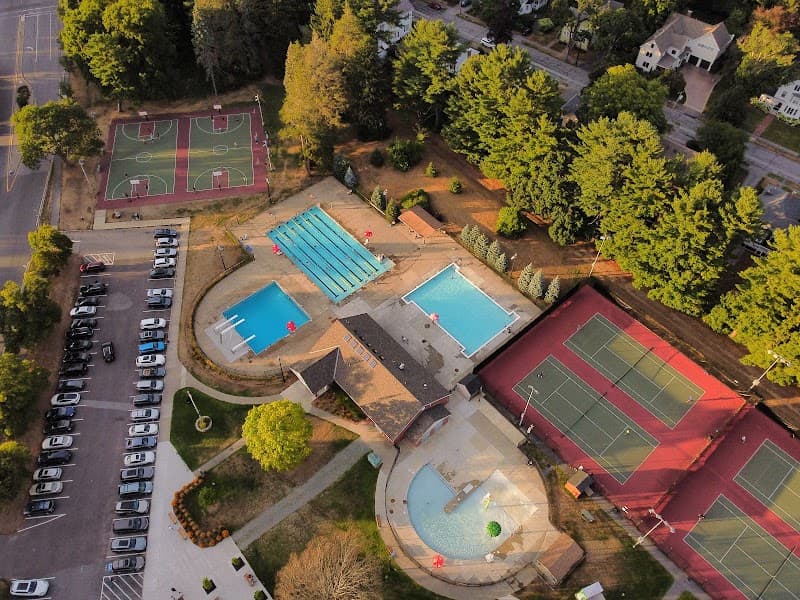 Irving H. Mabee Town Pool Complex Splash Pad in Lexington, Massachusetts