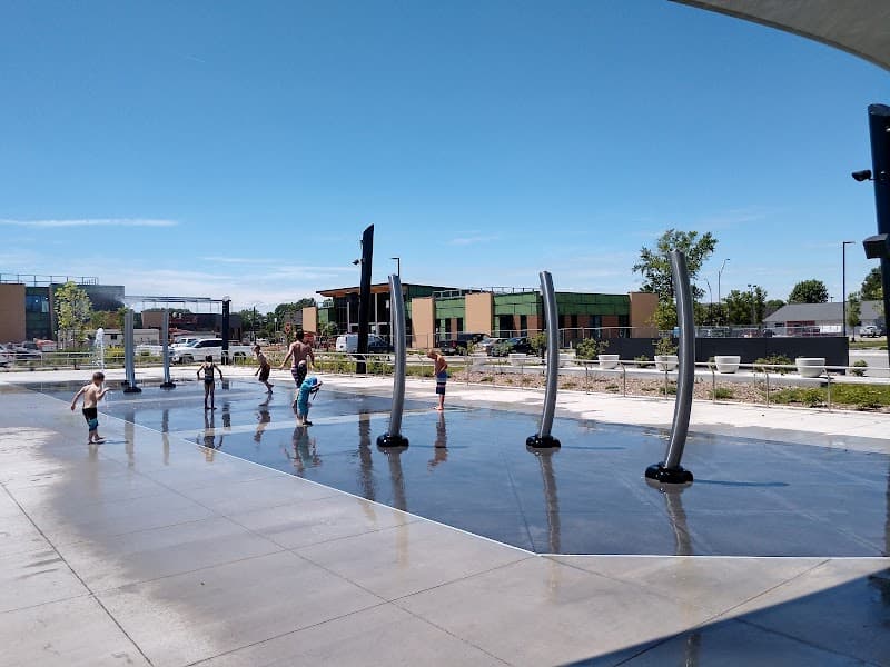 Johnston Town Center Sprayground in Johnston, Iowa