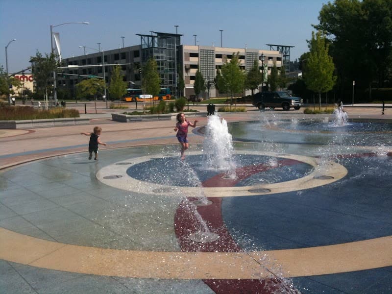 Kent Town Square Plaza Splash Area in Kent, Washington