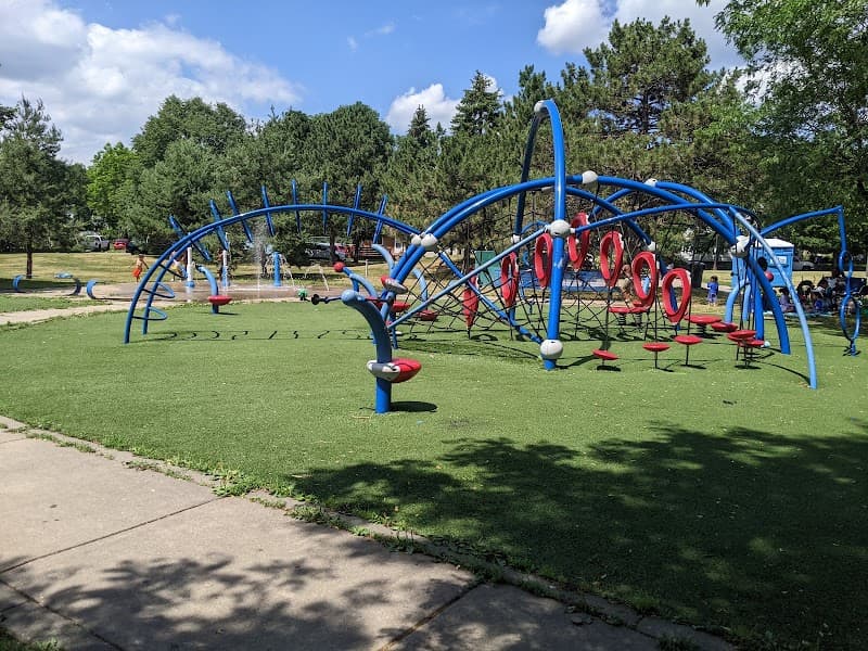 Lewis Park Splash Pad in St. Paul, Minnesota