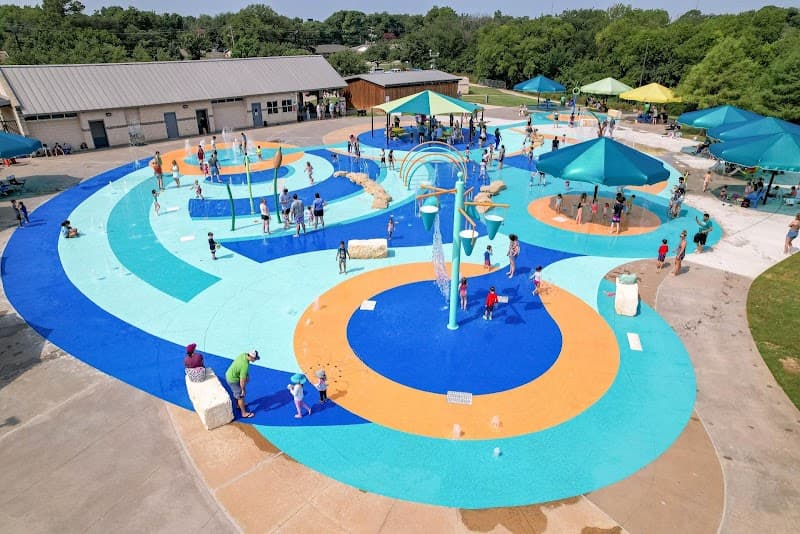 Lewisville Old Town Splash Park splash pad