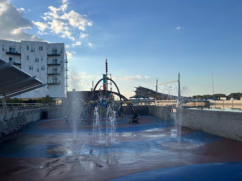 Mark's Park Splash Pad in Waterloo, Iowa