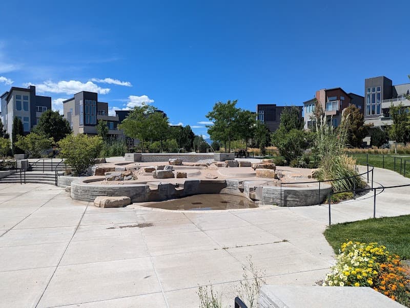 Midtown Home Plate Park splash pad