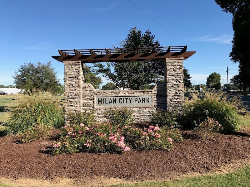 Milan City Park Splash Pad in Milan, Tennessee