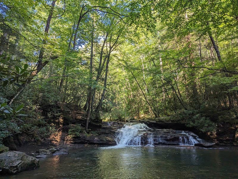 Mill Creek Falls of Kumbrabow in Huttonsville, West Virginia