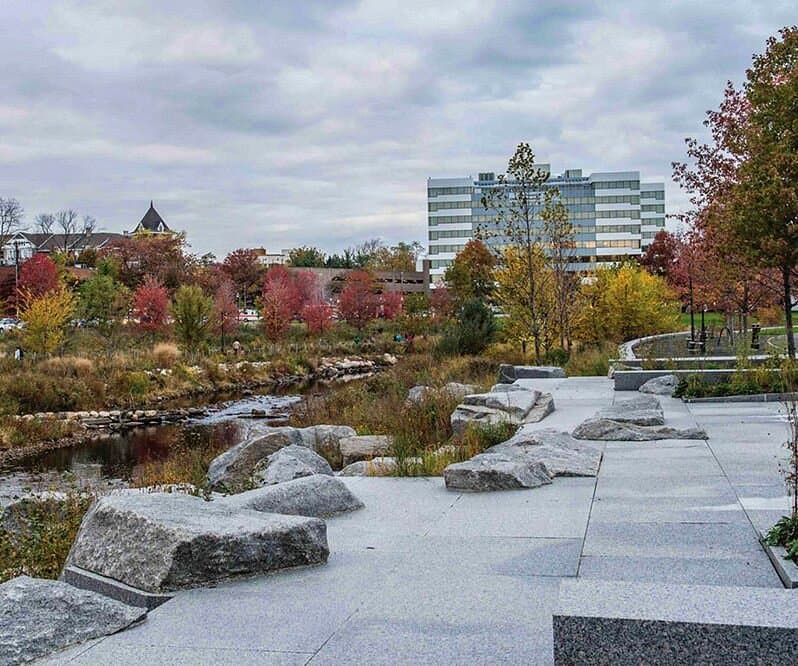 Mill River Park Spray Park splash pad