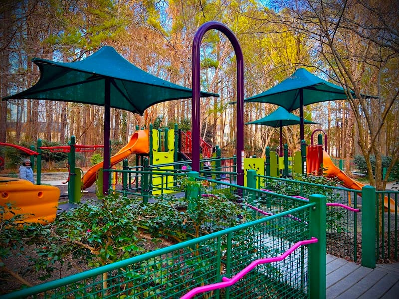 Misting Station at Marla Dorrell Park splash pad