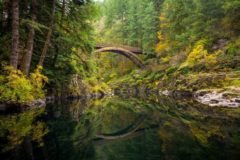 Moulton Falls Regional Park in Yacolt, Washington