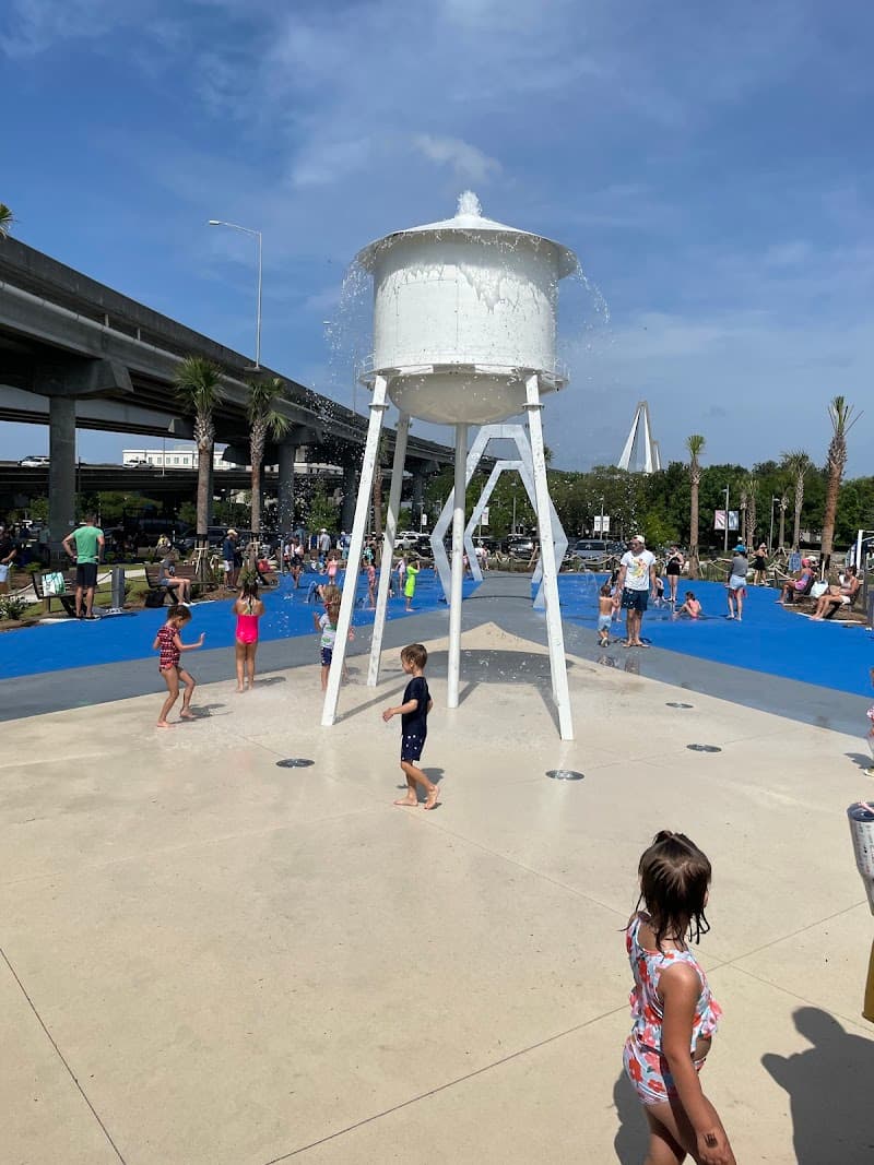 Mt Pleasant Memorial Waterfront Park Splash Pad splash pad