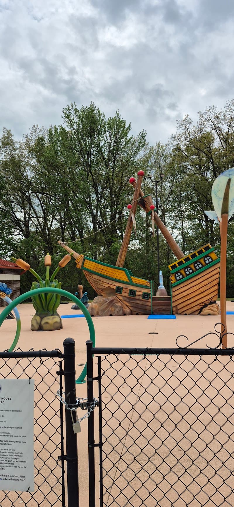 Municipal Recreation Complex Splash Pad in White House, Tennessee