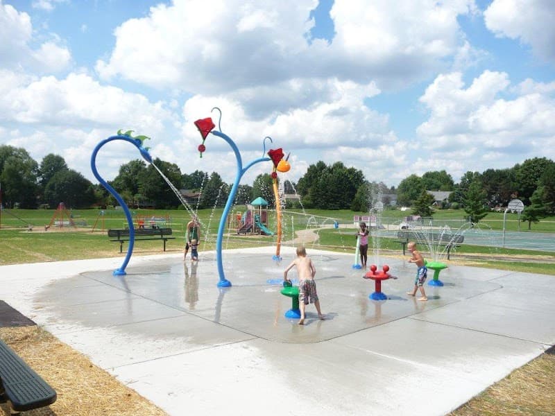 Pinewood Park Splash Pad in Kentwood, Michigan