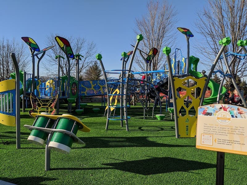 Plainfield Township Community Park Splash Pad splash pad
