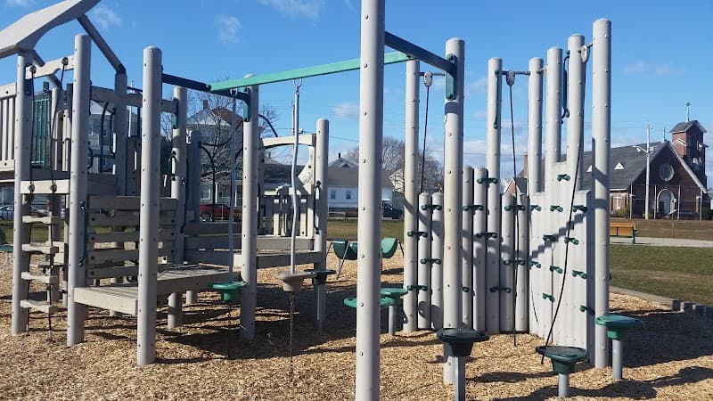 Pulaski Park Splash Pad in Fall River, Massachusetts