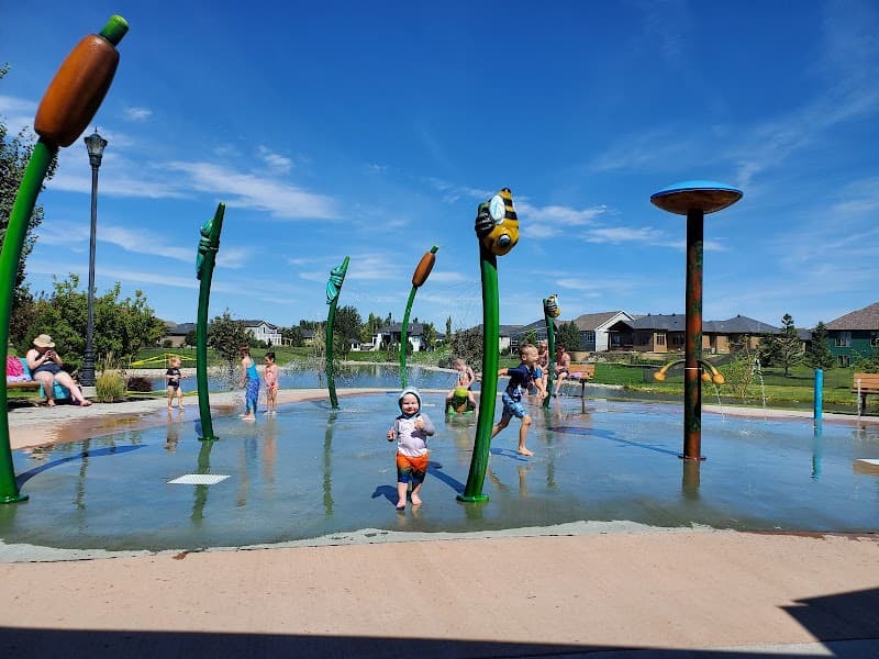 Shadow Wood Park Splash Pad in West Fargo, North Dakota