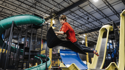 Slick City Action Park splash pad