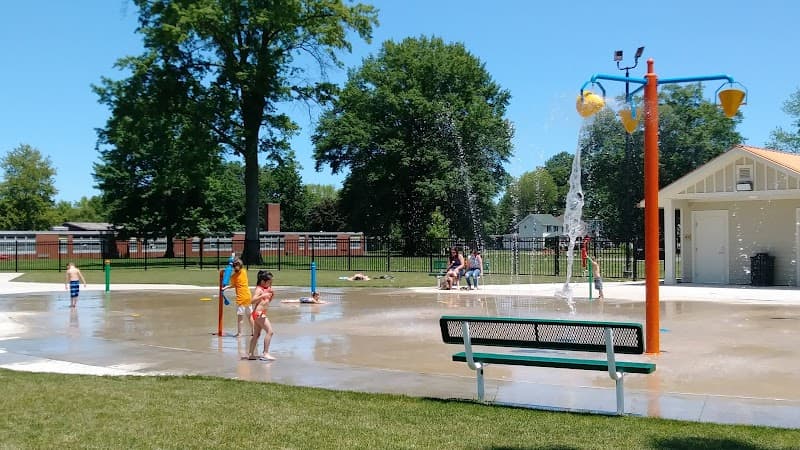 Splash Pad at West Park in Elyria, Ohio
