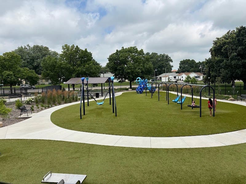 Spray Pad at Gates Park in Waterloo, Iowa