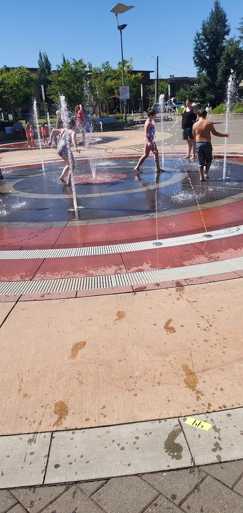 The Children's Fountain splash pad