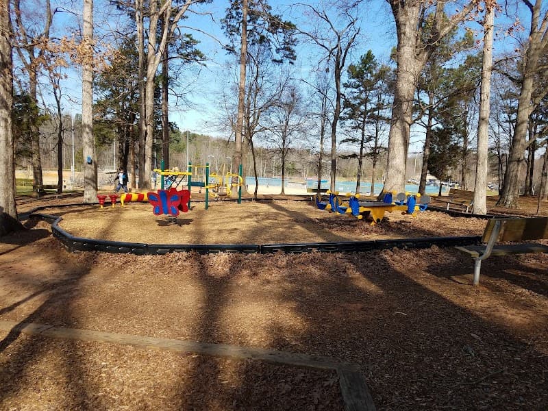 The Lily Pad at North Mecklenburg Park splash pad
