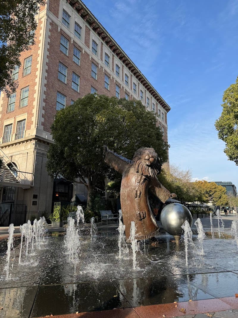 The Lion's Fountain in Culver City, California