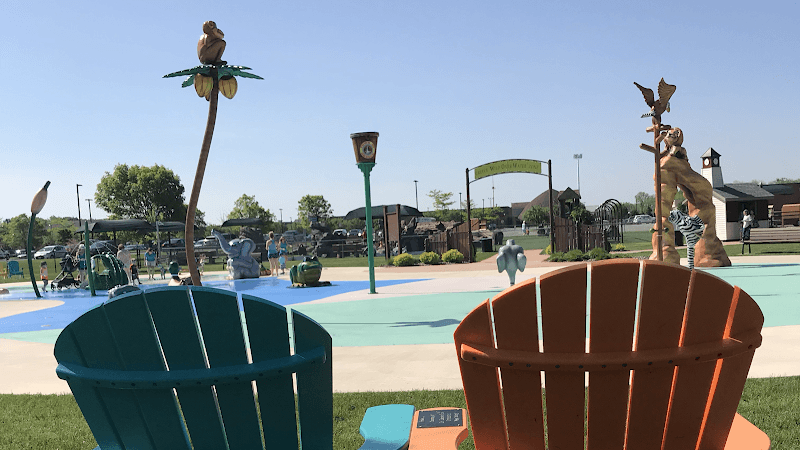 Troup Street Park and Playground splash pad