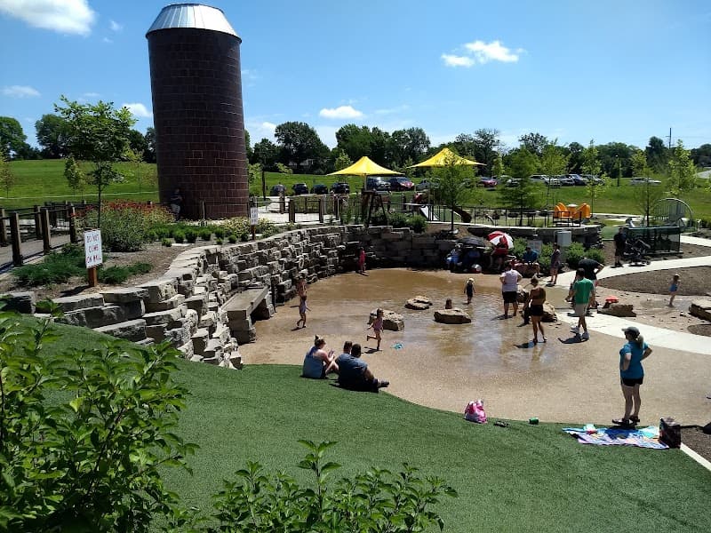 Veterans Tribute Park Water Play Area in Weldon Spring, Missouri