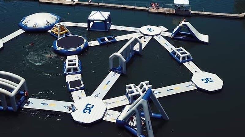 Wake Zone Cable Park splash pad